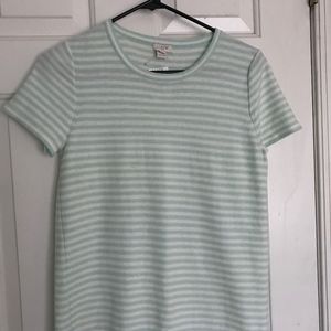 J Crew Cotton/Wool Striped Crew Neck - NWT